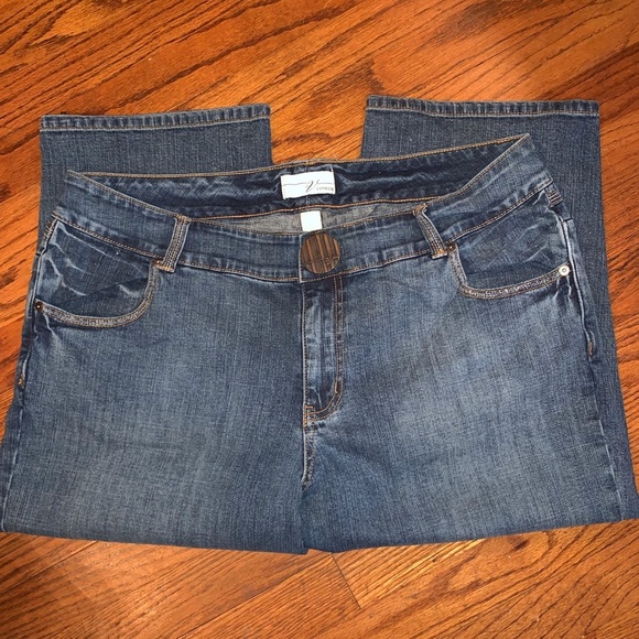 VENEZIA JEANS CAPRIS SIZE 18 - Picture 1 of 5